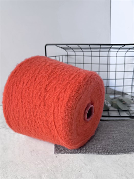 Fantasia (Zegna Baruffa), 80% меринос, 20% ПА, 100 г/800 м, красный апельсин 3509 - фото 6762