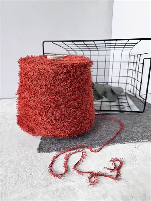 TAGLIATINO 210 (G&G Filati), 100% хлопок, 100 г/210 м, терракотовый 3517 - фото 6792