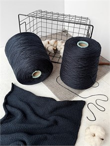 CoSilk (Cariaggi), 70% хлопок, 30% шелк, 100 г/300 м, чернильный синий 3621