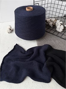 SetaLino (Filati Buratti), 50% лен, 50% шелк, 100 г/1000 м, цвет индиго, 3603