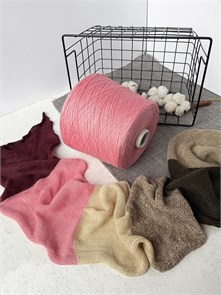 Selin 4/28 (Luxury Selection by Ri. Go), 50% лен, 50% шелк, 100 г/700м, цвет розовый закат 3662