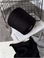 MAXIX (Zegna Baruffa), 100% мериносовая шерсть, 100 г/460 м, цвет матовый чёрный 3718